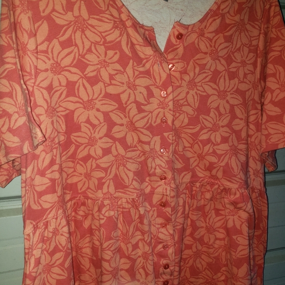 Plus Size 2X 26/28 Summer Dress floral soft women within - Picture 4 of 5